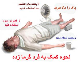 درمان گرمازدگی