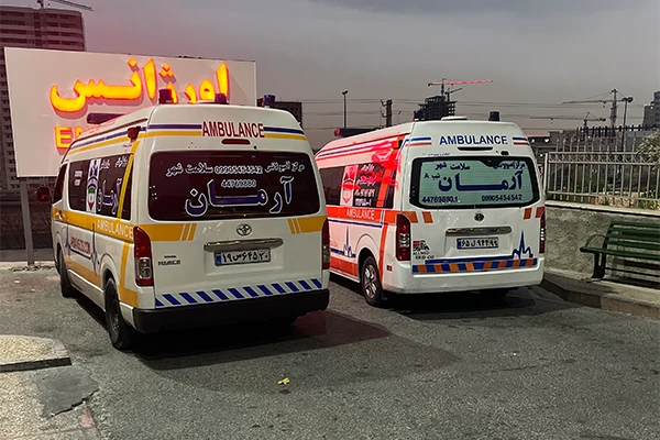 امکانات آمبولانس خصوصی صادقیه