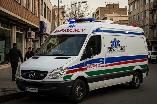آمبولانس خصوصی در شهرک غرب